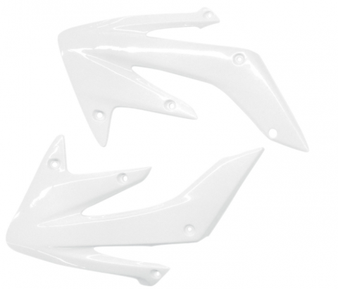CRF250R'04-09 - UFO Radiator Shrouds White